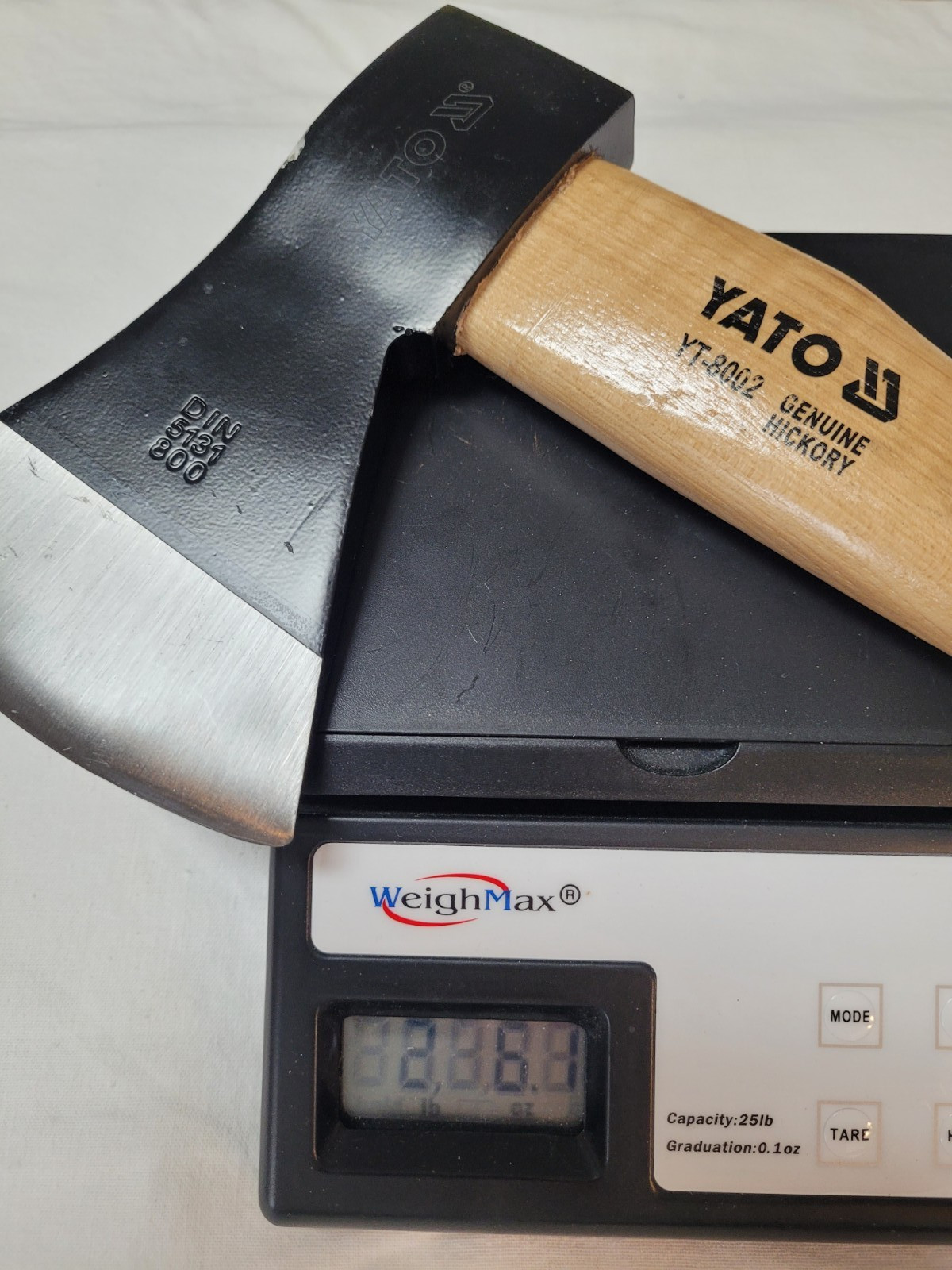 NEW AXE YATO YT-8002 Marked DIN 5131 800