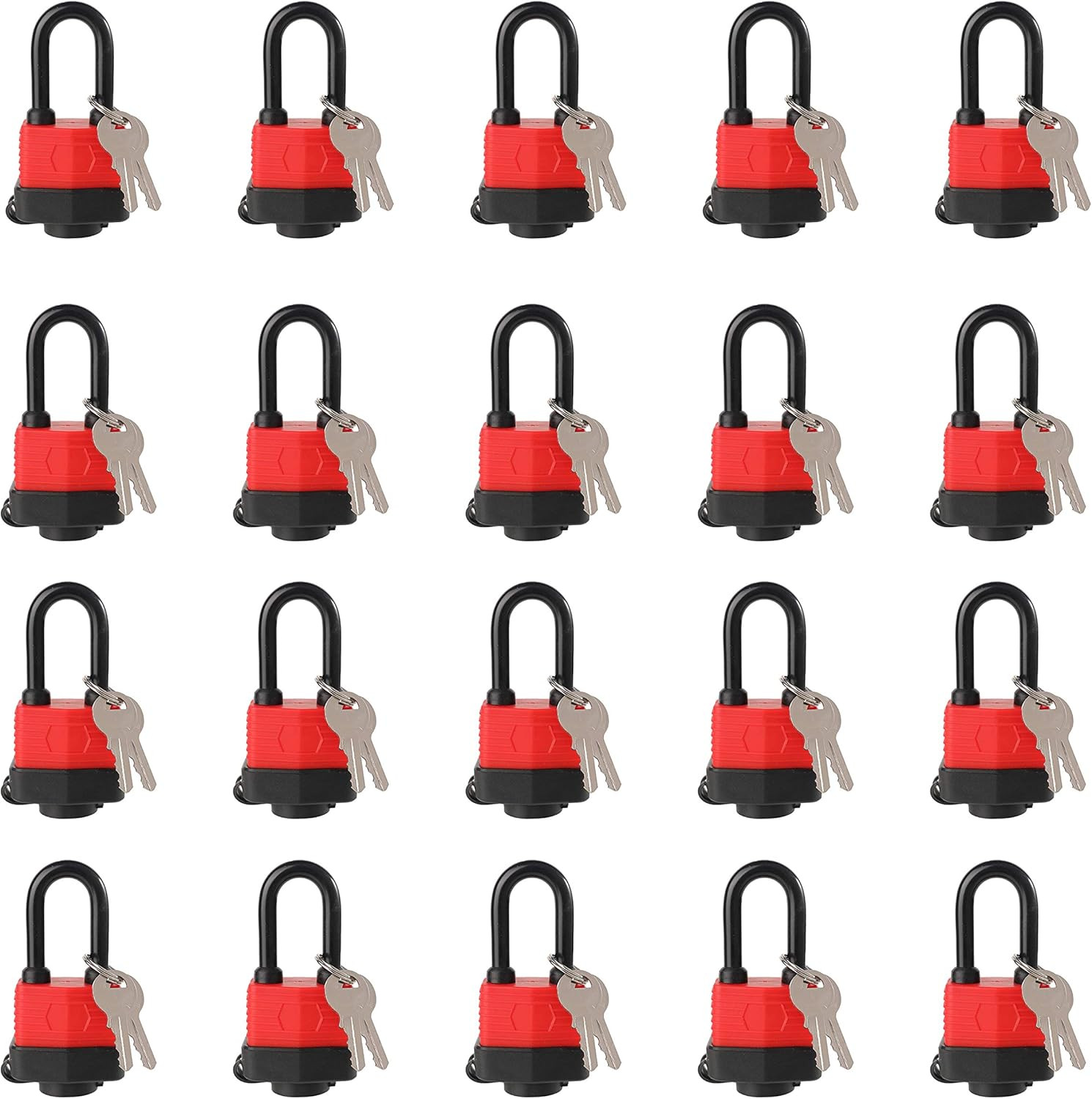Heavy Duty Covered Laminated Steel Keyed Padlocks, Keyed Alike Locks