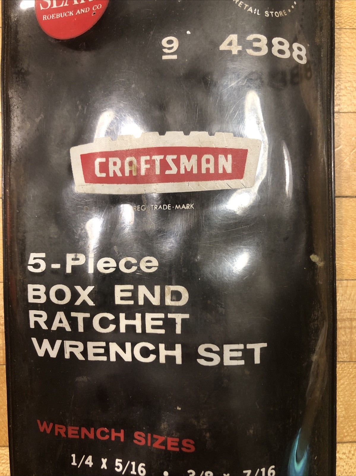 POUCH ONLY! 5-Piece CRAFTSMAN RATCHET BOX END WRENCH SET CROWN ERA 94388 4388