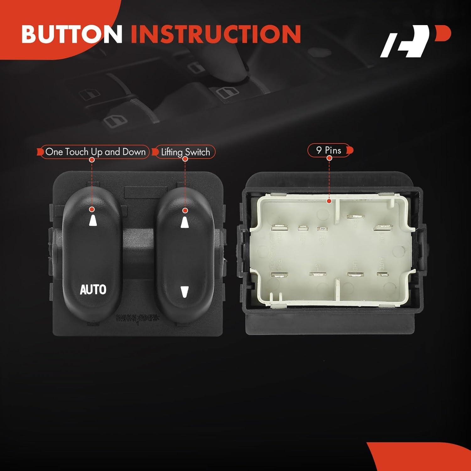 Master Power Window Switch Compatible with Ford F-150 F150 F-250 F250