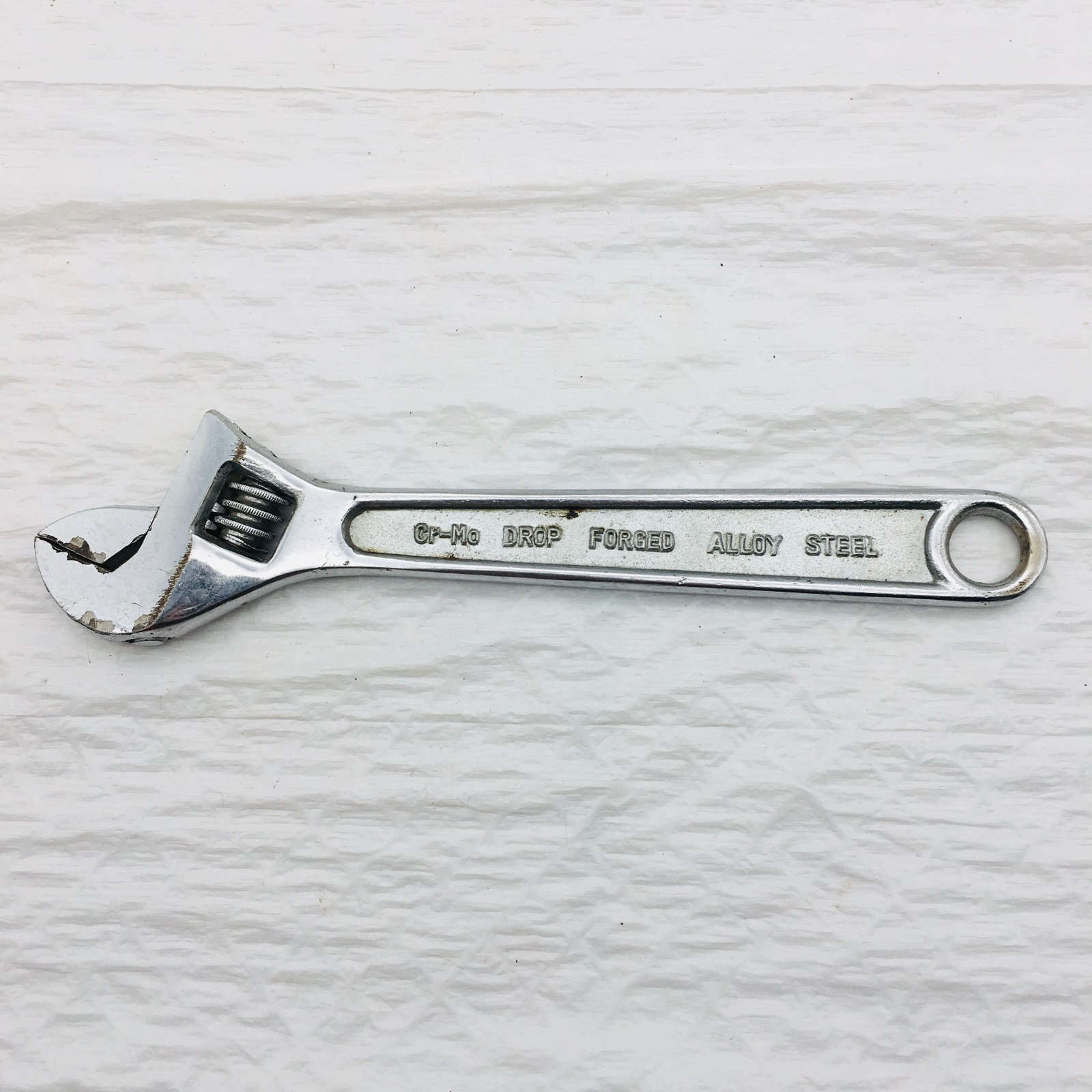 Powermaster 2672 8″ Adjustable Wrench VTG Japan Drop Forged Alloy Steel Cr-Mo