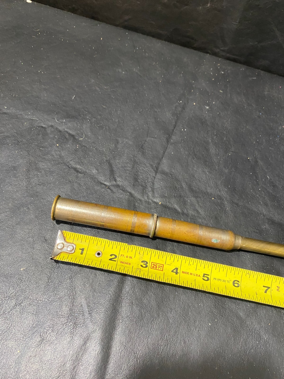 antique push drill patented 1869 Johnson & Tainter’s brass tool