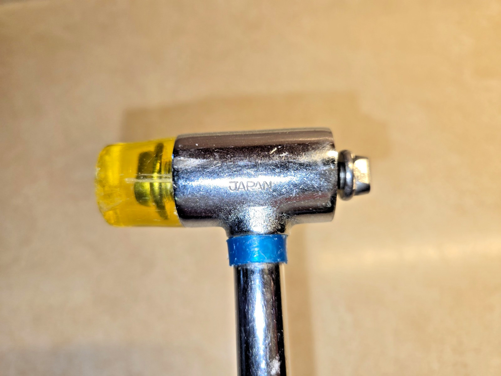 Vintage Globemaster NO.59280, 10-1/2″ Mallet Hammer (Japan) – AS-IS Needs Rubber