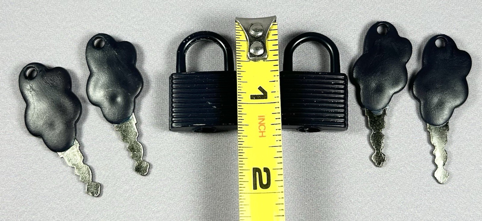 Vtg Skyway Padlock & Keys Set Of 2 Navy Blue For Luggage Cloud Shaped