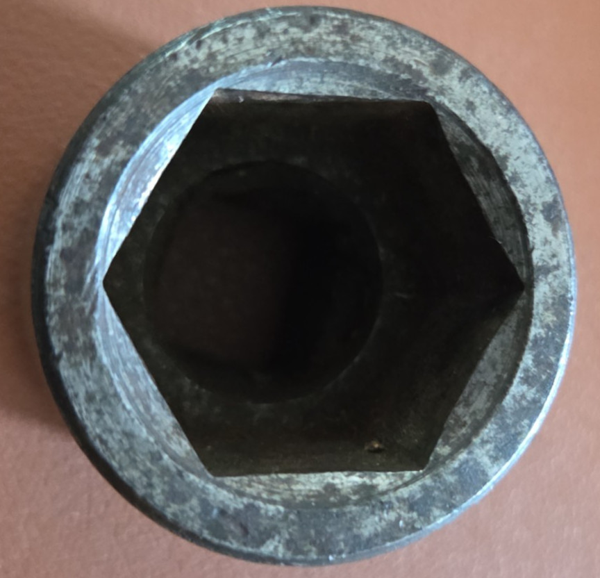 Vintage USA Craftsman 7/8 9/16 6 Point Shallow Impact Socket 1/2 in Drive =v= v