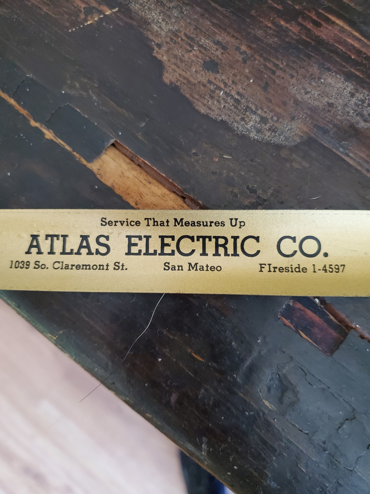 Snap-rule 36-inch Ruler Vintage Advertising Metal Ruler Made In USA New In Box