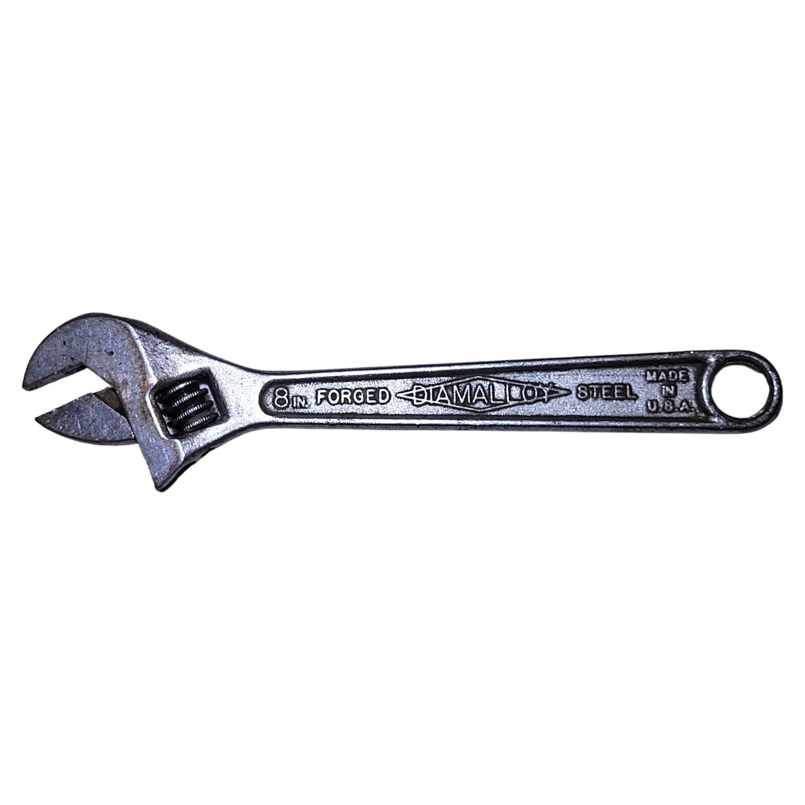 Vintage Diamond Calk & Horseshoe Co. 8″ Adjustable Crescent Wrench DIAMALLOY USA