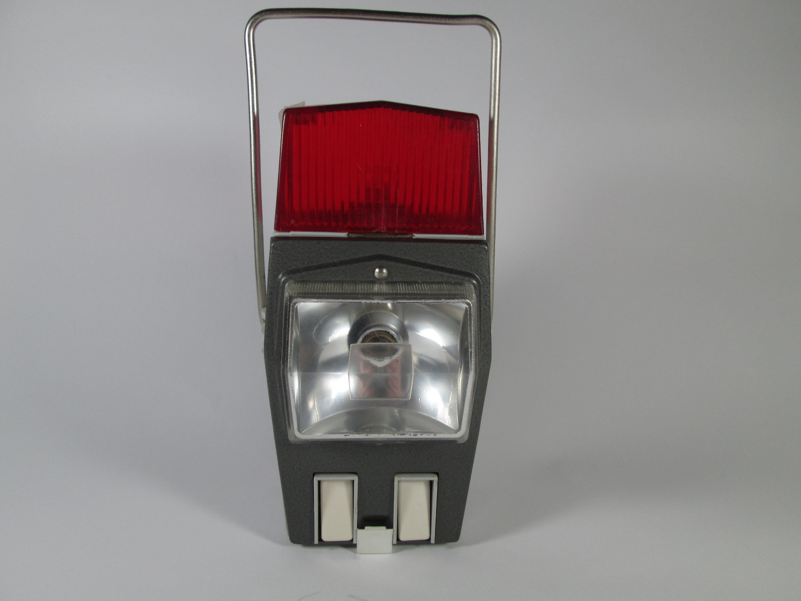 flashlight turn signal 1979 rare tin plastic with box vintage red and white