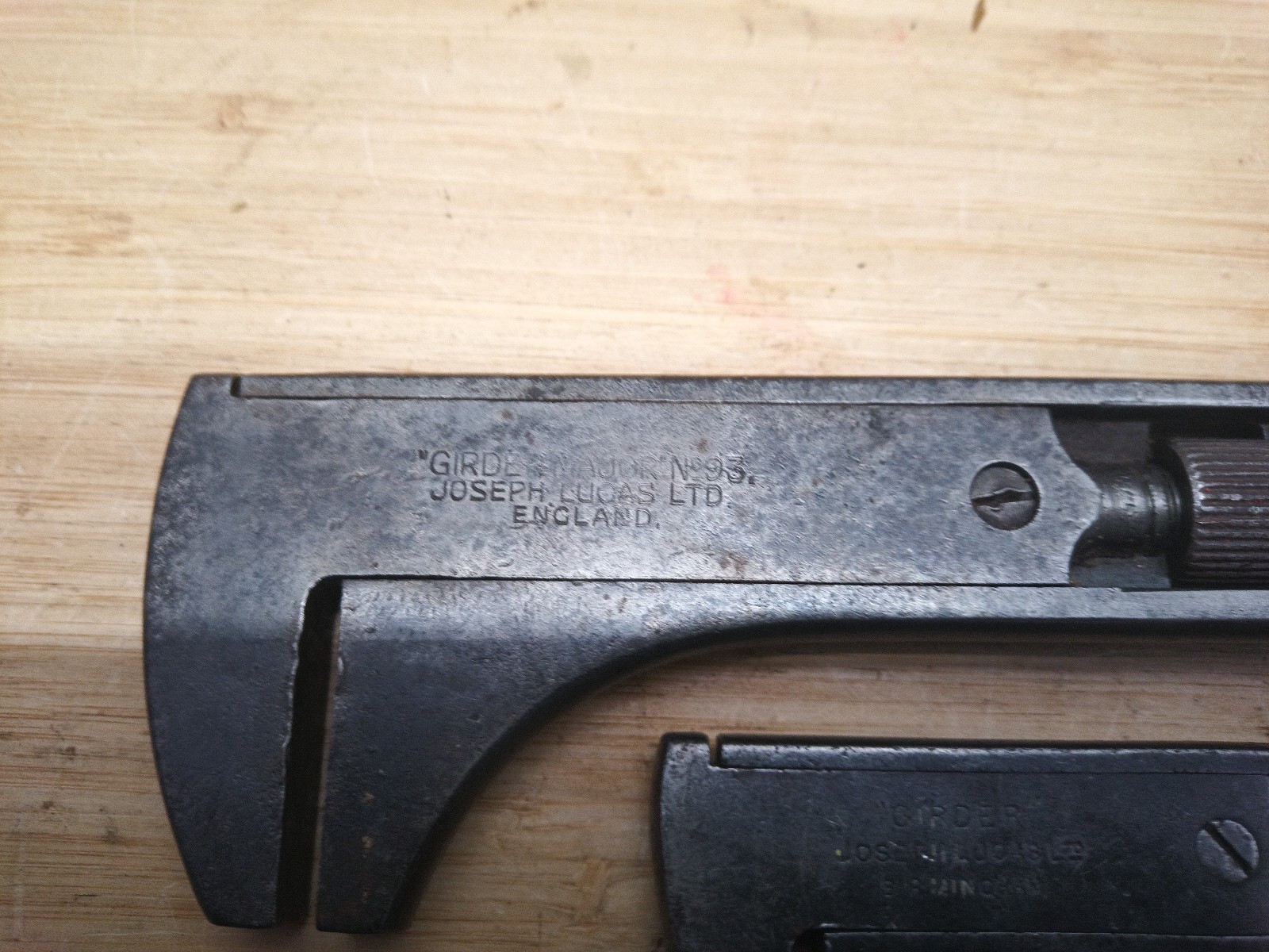 SET OF 3 VINTAGE JOSEPH LUCAS GIRDER ADJUSTABLE WRENCHES
