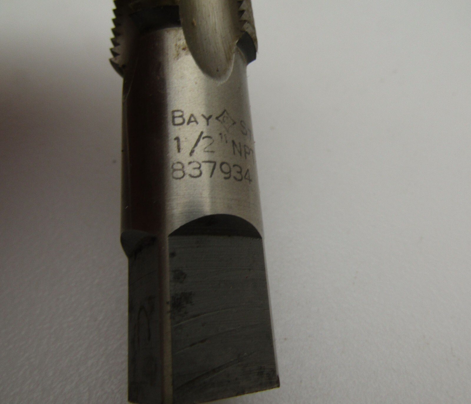 Bay State 3 1/8 Inch Long Tap Threader 1/2 NPT #837934 In Tube
