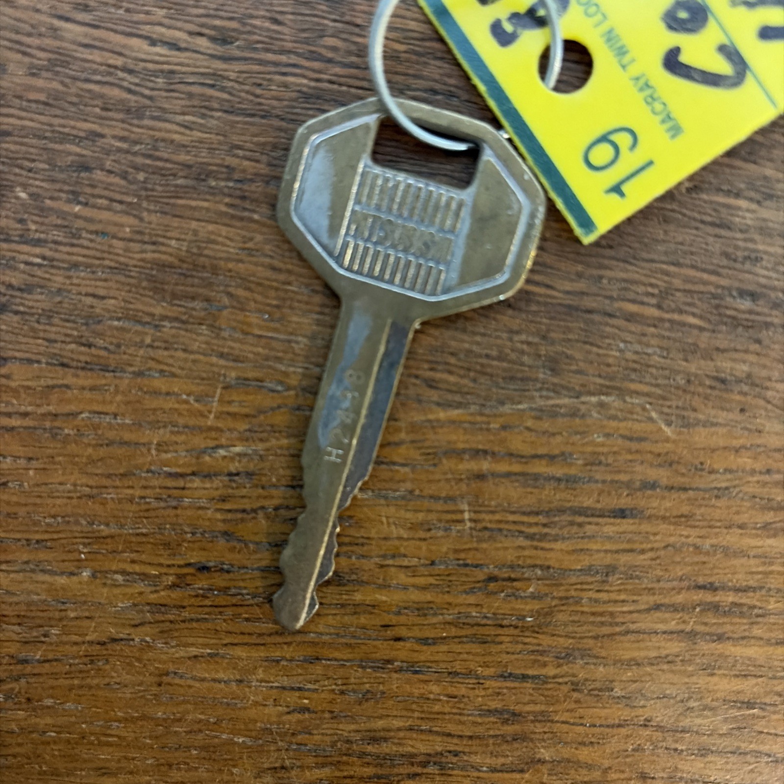 Vintage Set of Automotive Keys Lot of 1 Mitsubishi 1987 Colt Vista