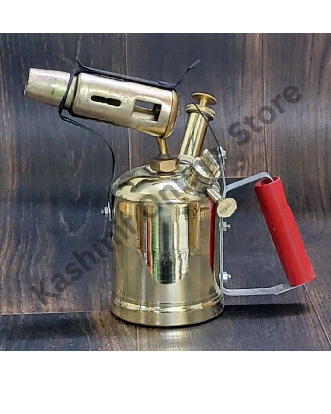 Working Brass Blow Torch Table Lamp – Authentic Vintage Reproduction.