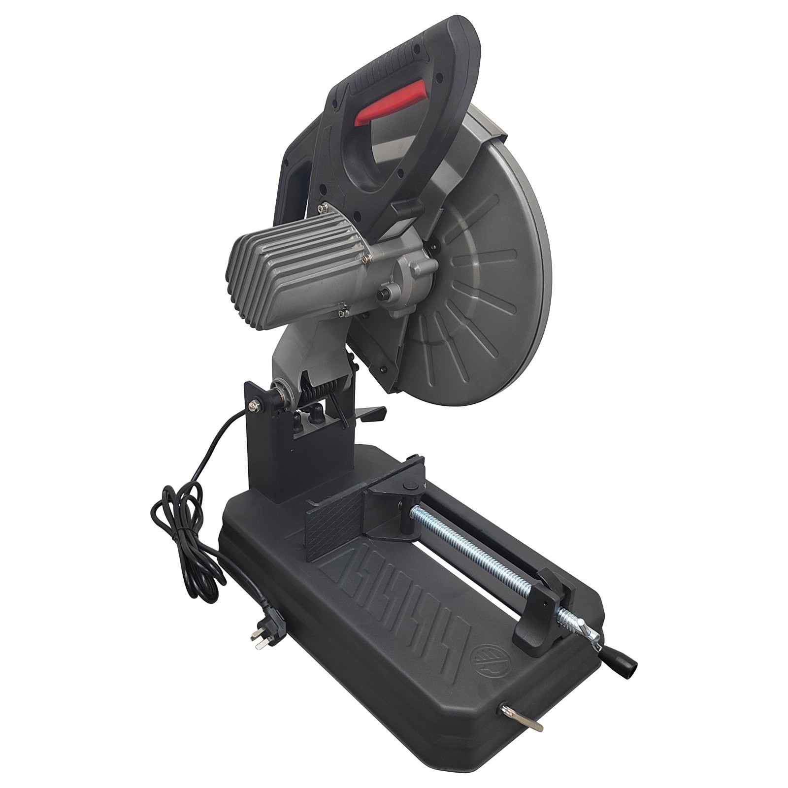 220V 14″ Metal Cold Cut Saw Steel Rebar Cutter Speed Adjustable 0-45° Adjustable