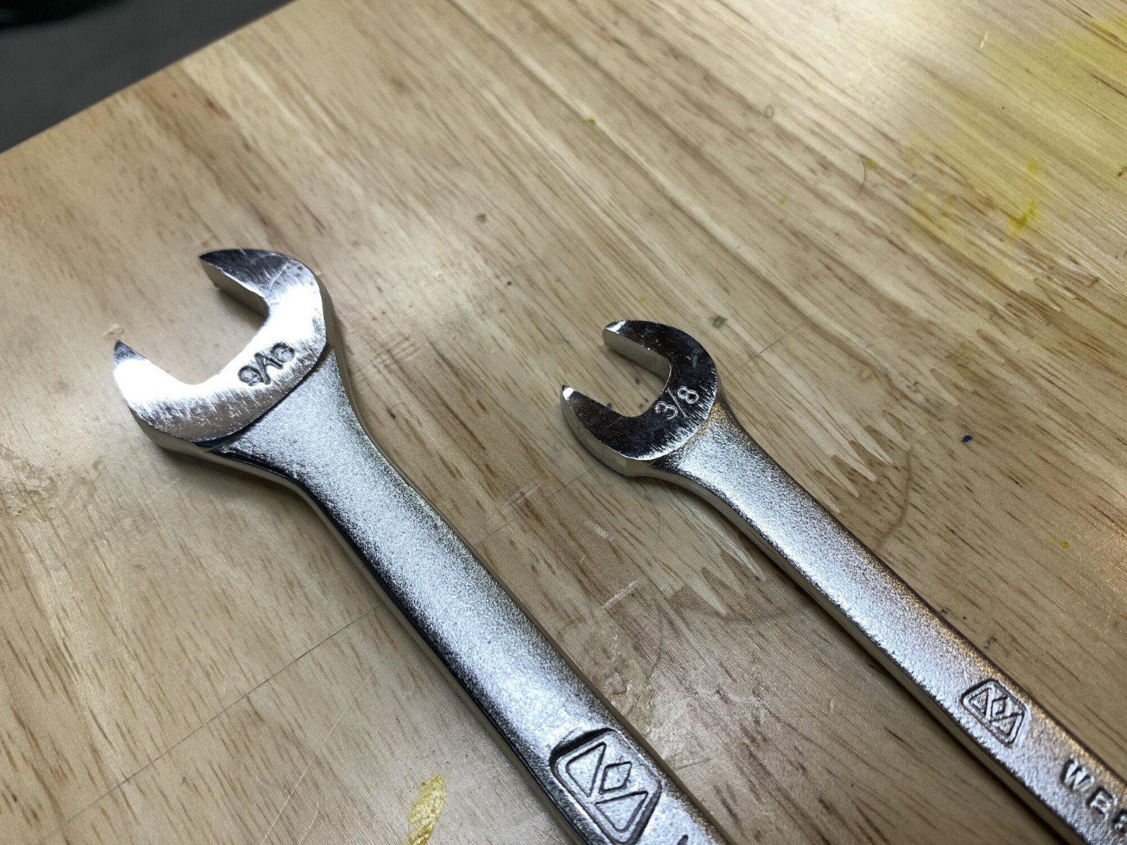 Lot of 2 Western Forge Combination Wrenches Vintage USA made New Old Stock WF
