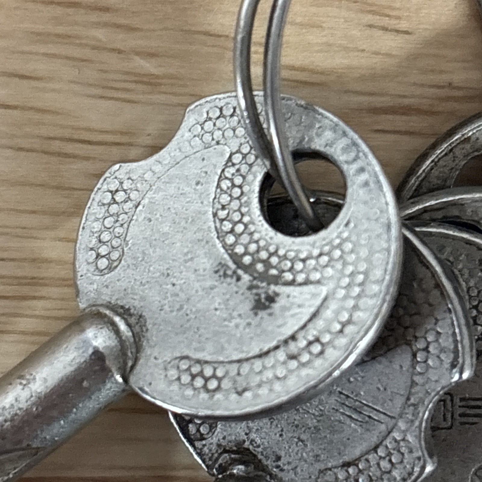 Lot of 5 Vintage Soviet USSR Keys AZP Logo Cruciform Cross Key Steampunk