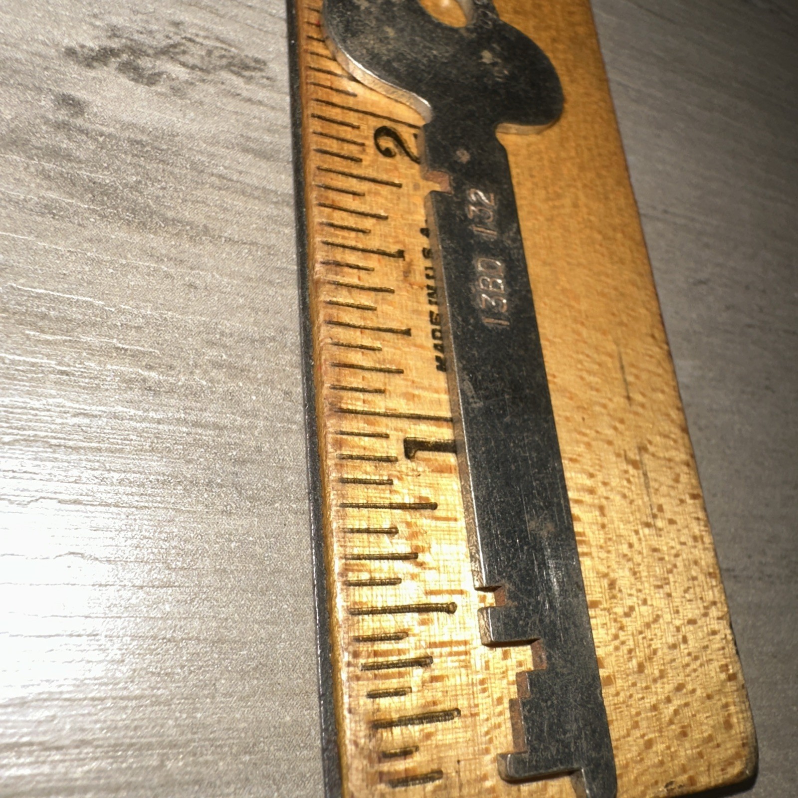 Yale & Towne Flat Key #13BD 132 Steamer Trunk Padlock Furniture Etc.