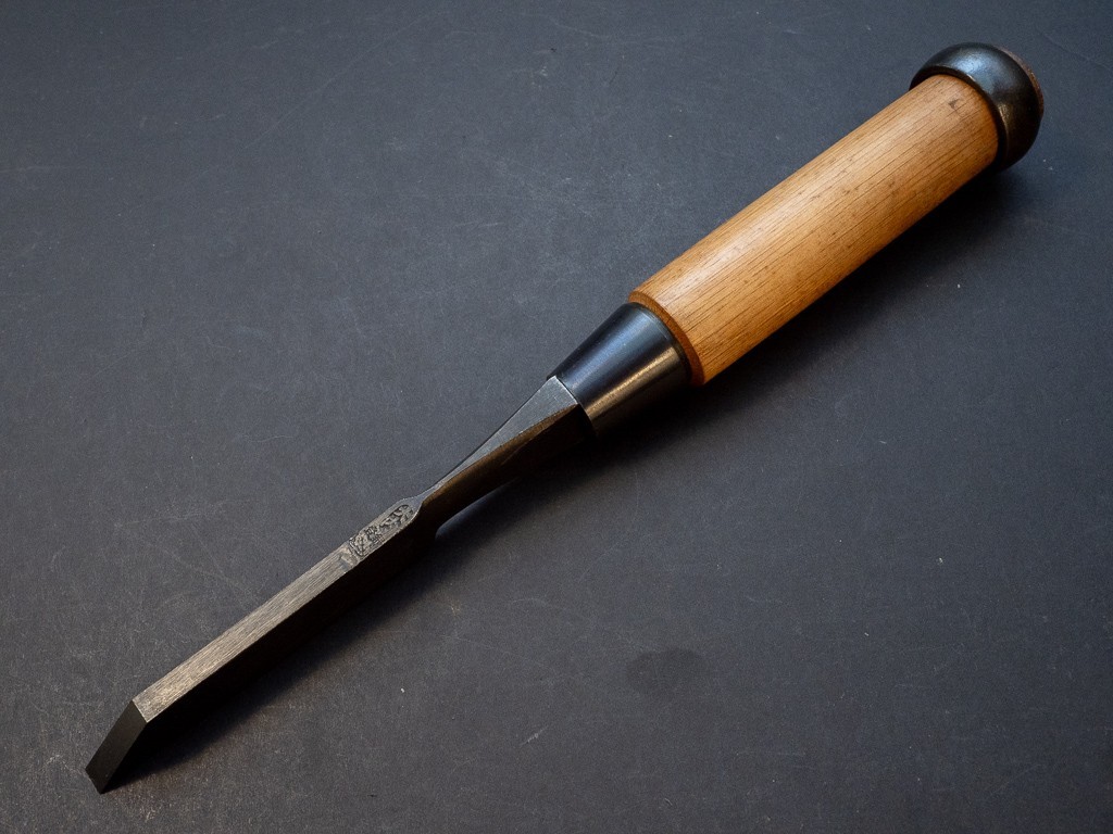 Ouchi 大内 Gen II 6mm Mukomachi Mortise Japanese Chisel White Steel Oire Nomi