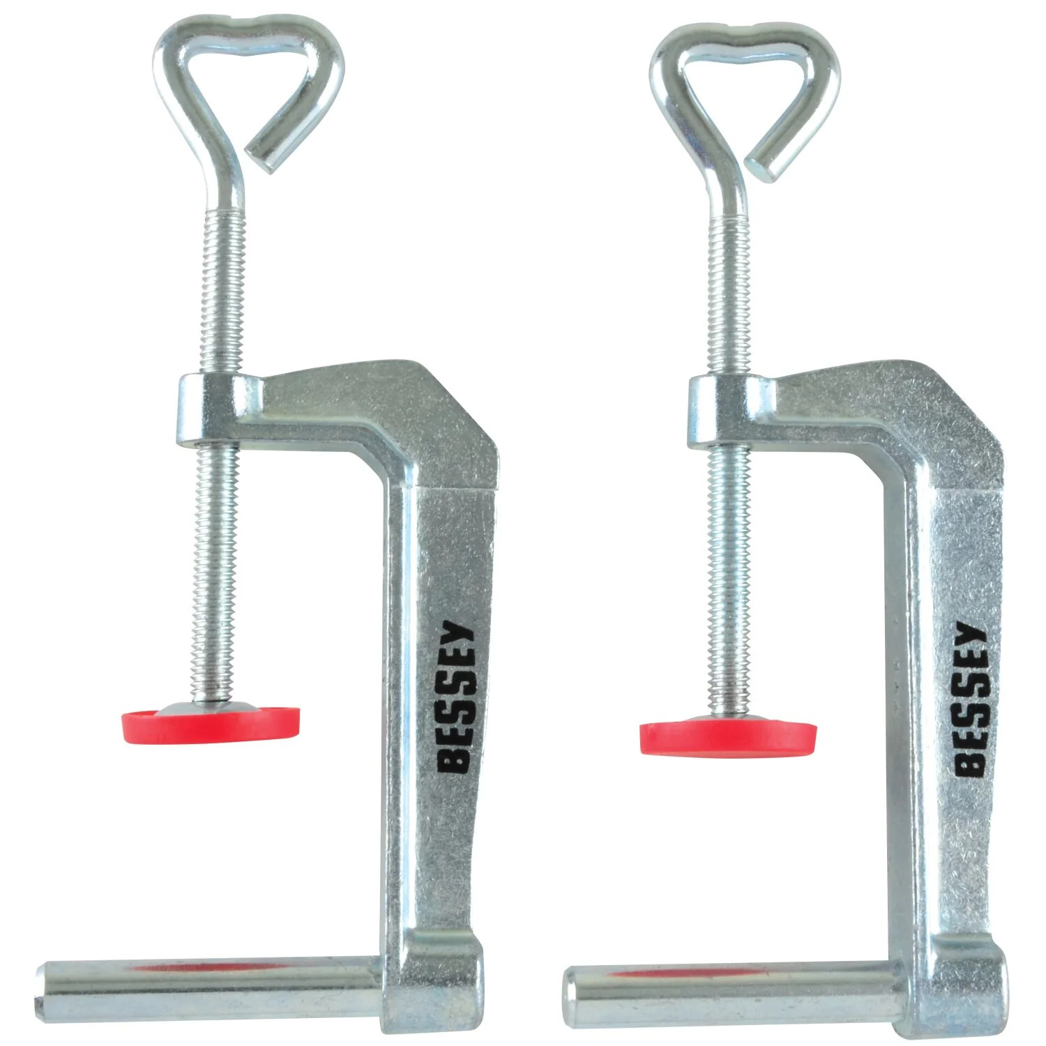 Bessey TK-6 Clamp accessory, table Clamps, 2pcs, fits S-10, WS-3+2K, WS-6, KR