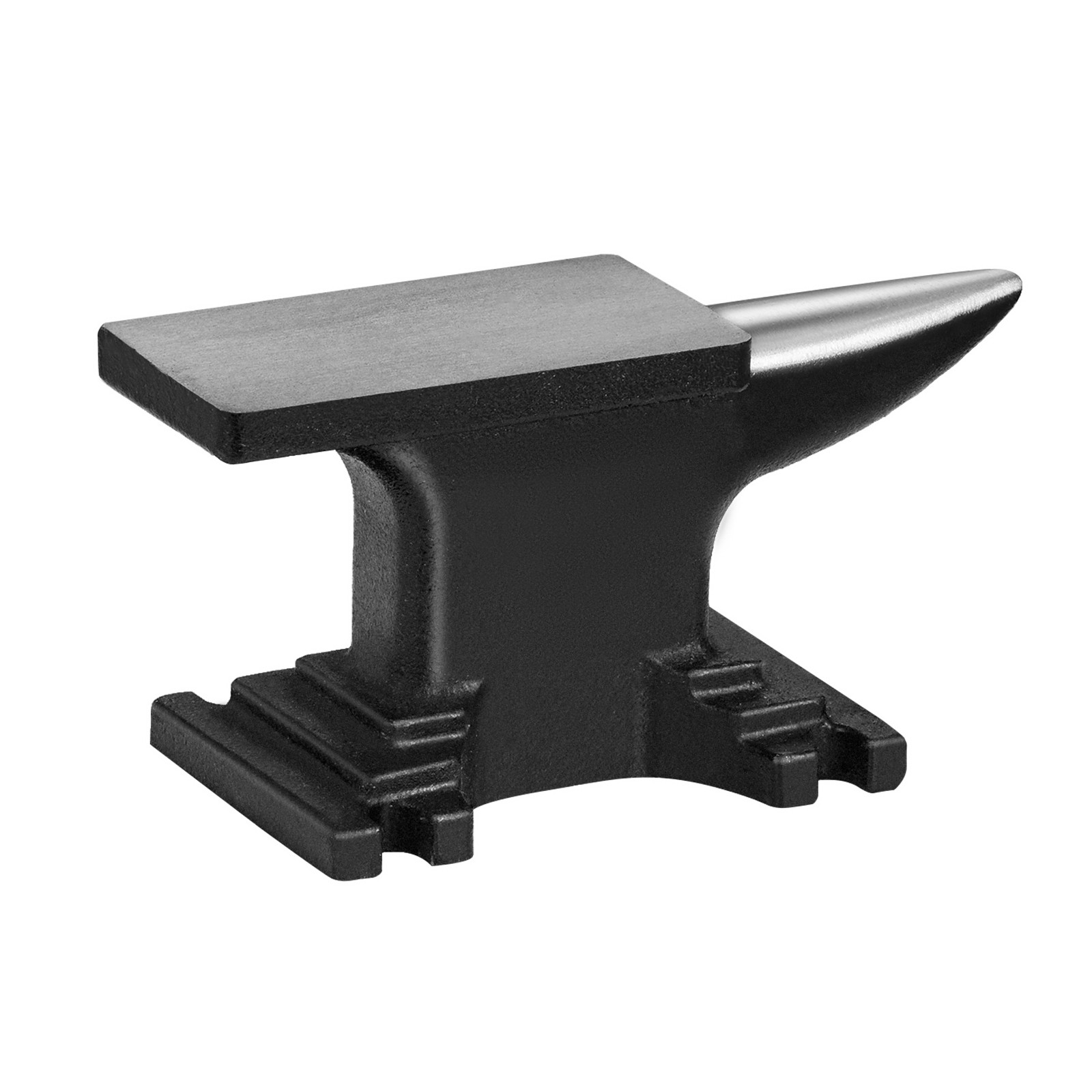 VEVOR Single Horn Anvil 8.8 lbs Cast Steel Anvil Blacksmith Forging Metalwork