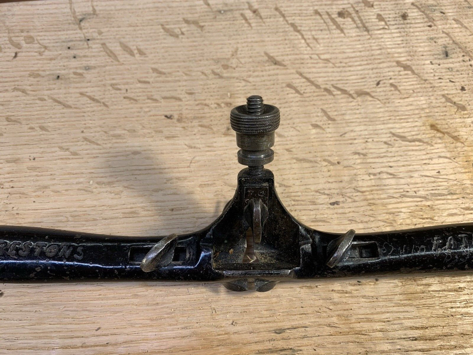 Preston chamfer shave, two blades—Original + Hock custom blade