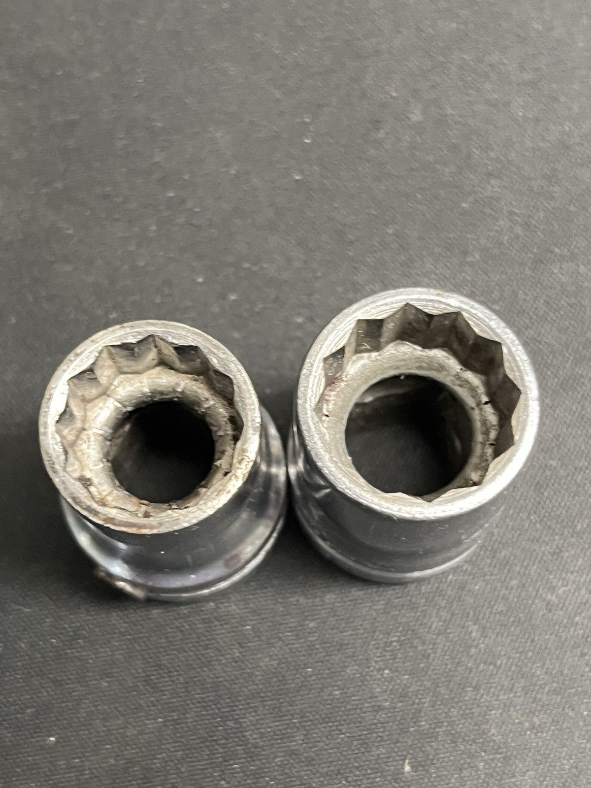 Blackhawk 1/2” Dr 12 Pt, 9/16”& 5/8” Sockets, 40118 & 40120, Push Button, USA