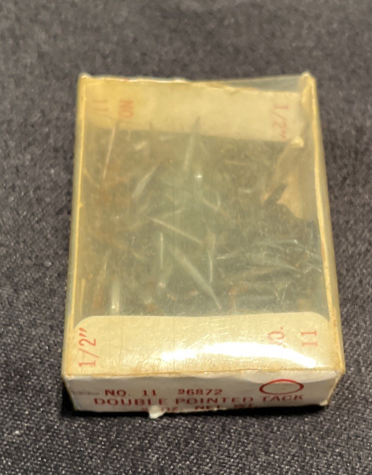 NEW NOS 1950s Sears Roebuck & Co. No. 11 #96872 Double Pointed Tack 2oz USA Tool