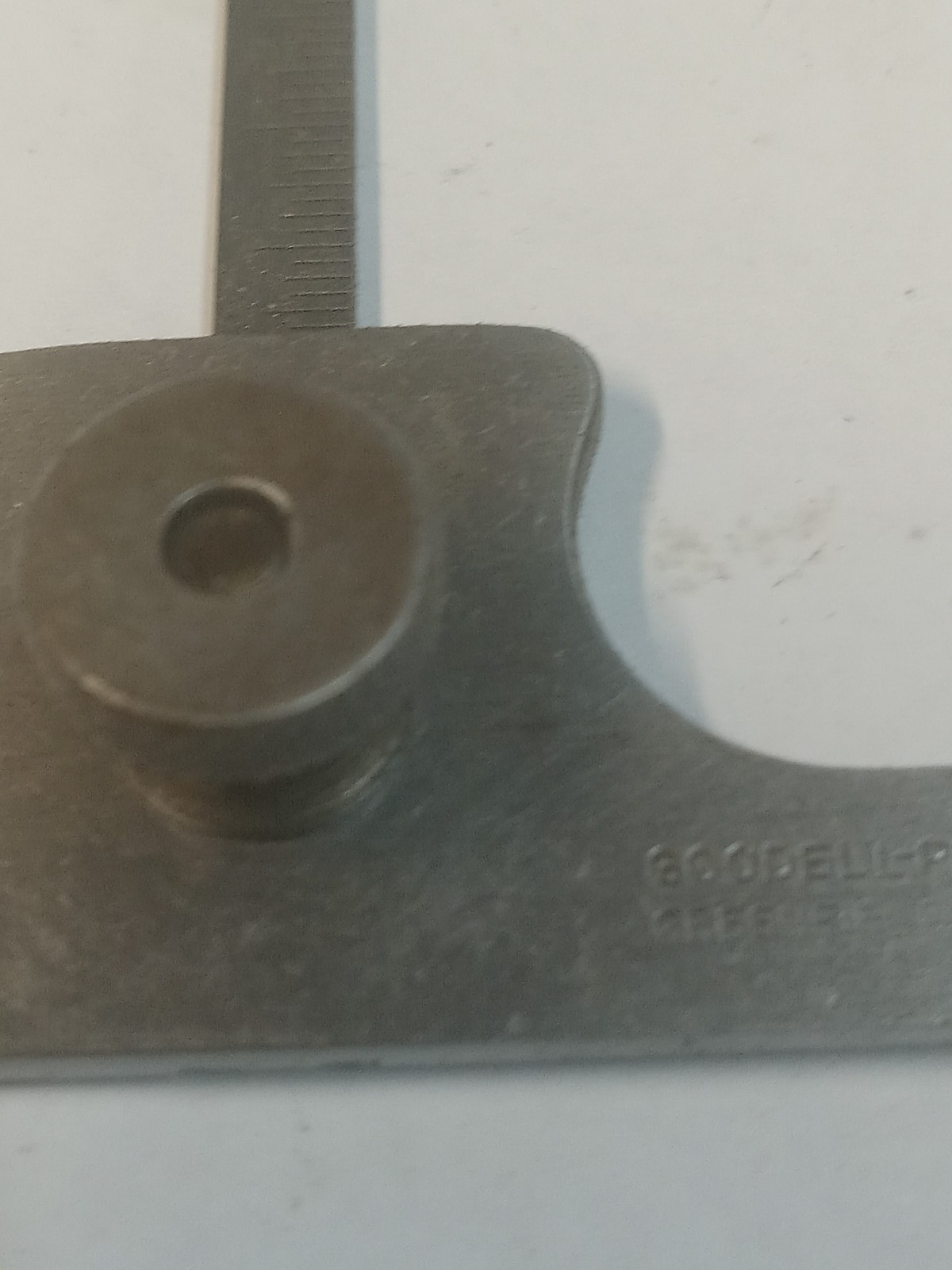 Vintage Goodell-Pratt Combination Depth & Angle Gauge w/ 6″ Rule USA