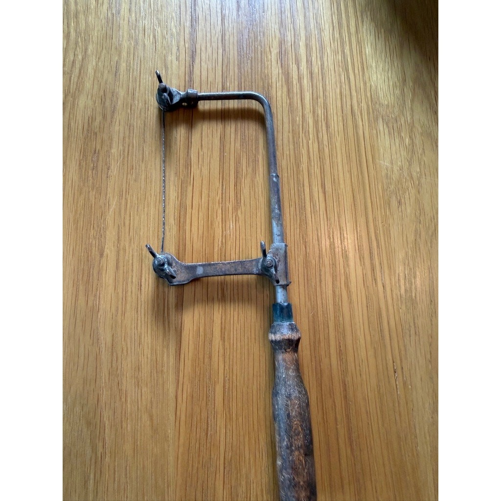Antique Hacksaw Jeweler Rustic Primitive Tools