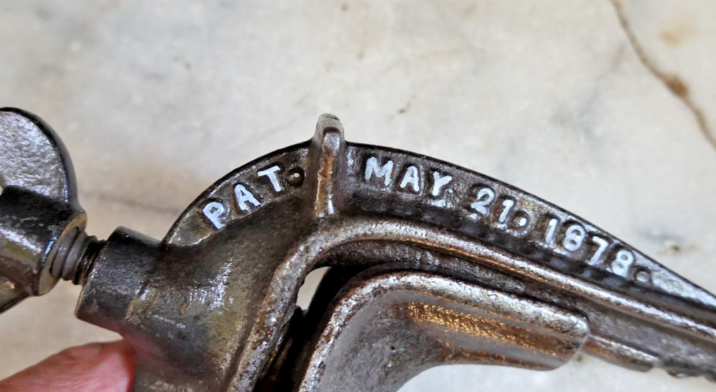Antique REMINGTON ADJUSTABLE CARRIAGE WRENCH MAY 21 1878 Buggy Mechanic Farm