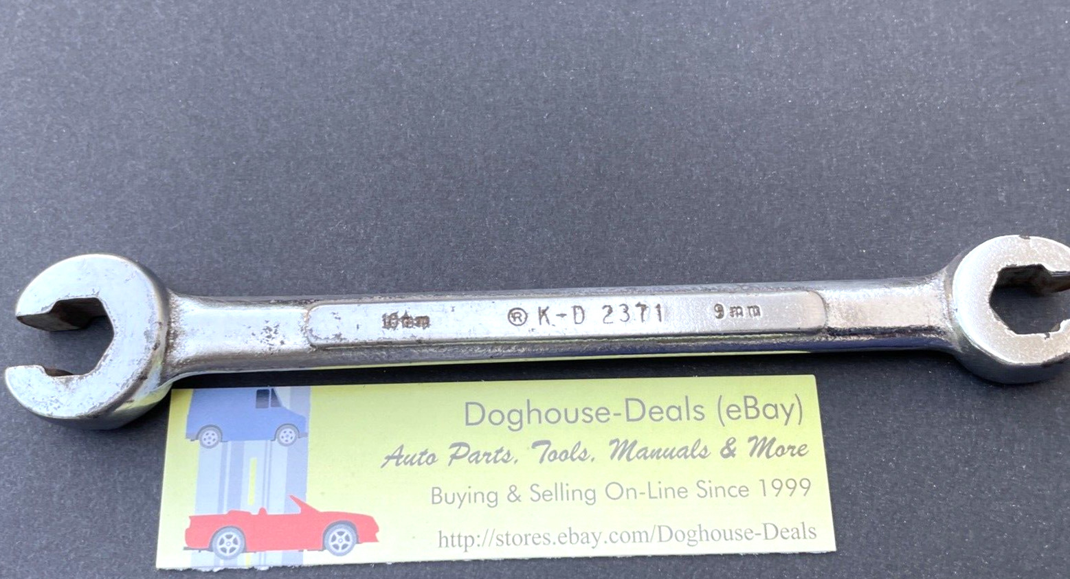 9mm / 10mm K-D Tools Line, Flare Nut Wrench, 2371, Free US Ship