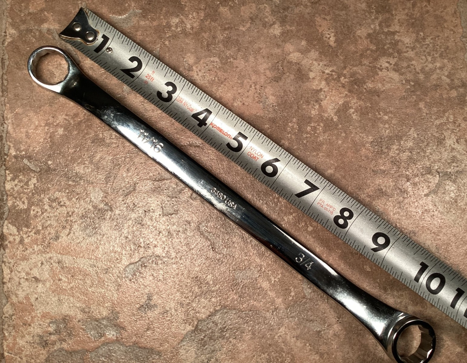 Vintage JCPenney Double Offset Box End Wrench NOS 12-Point 3/4″ and 11/16″ USA