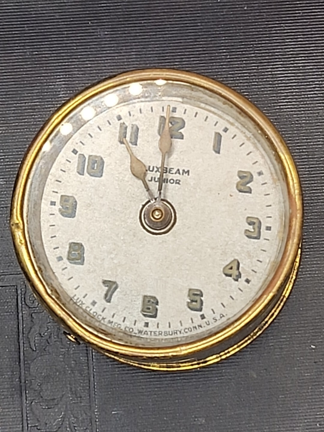 Antique Luxbeam Junior, Working, 1920s-30s, US Made – Possibly Early Car Clock?
