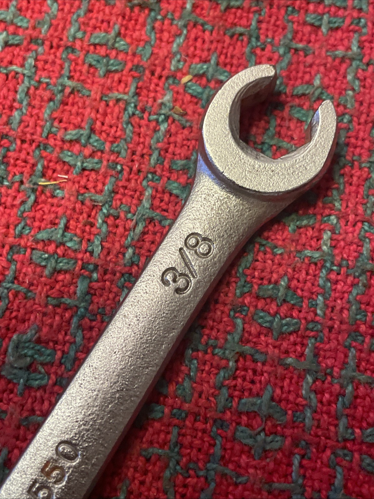 Vintage NAPA Tools 3/8” 7/16” Flare Nut Line Wrench USA 🇺🇸 NDF 550 Excellent