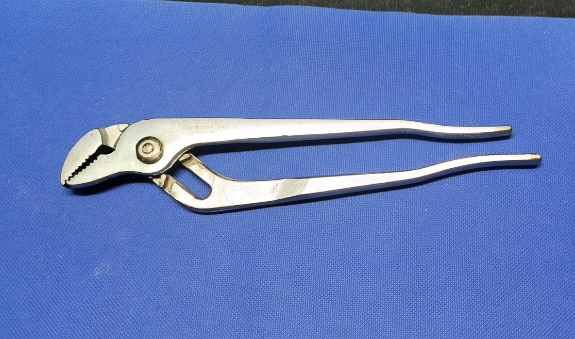 PROTO Tools No. 243 Slip Joint Tongue Groove “Channellock” Pliers MADE IN USA