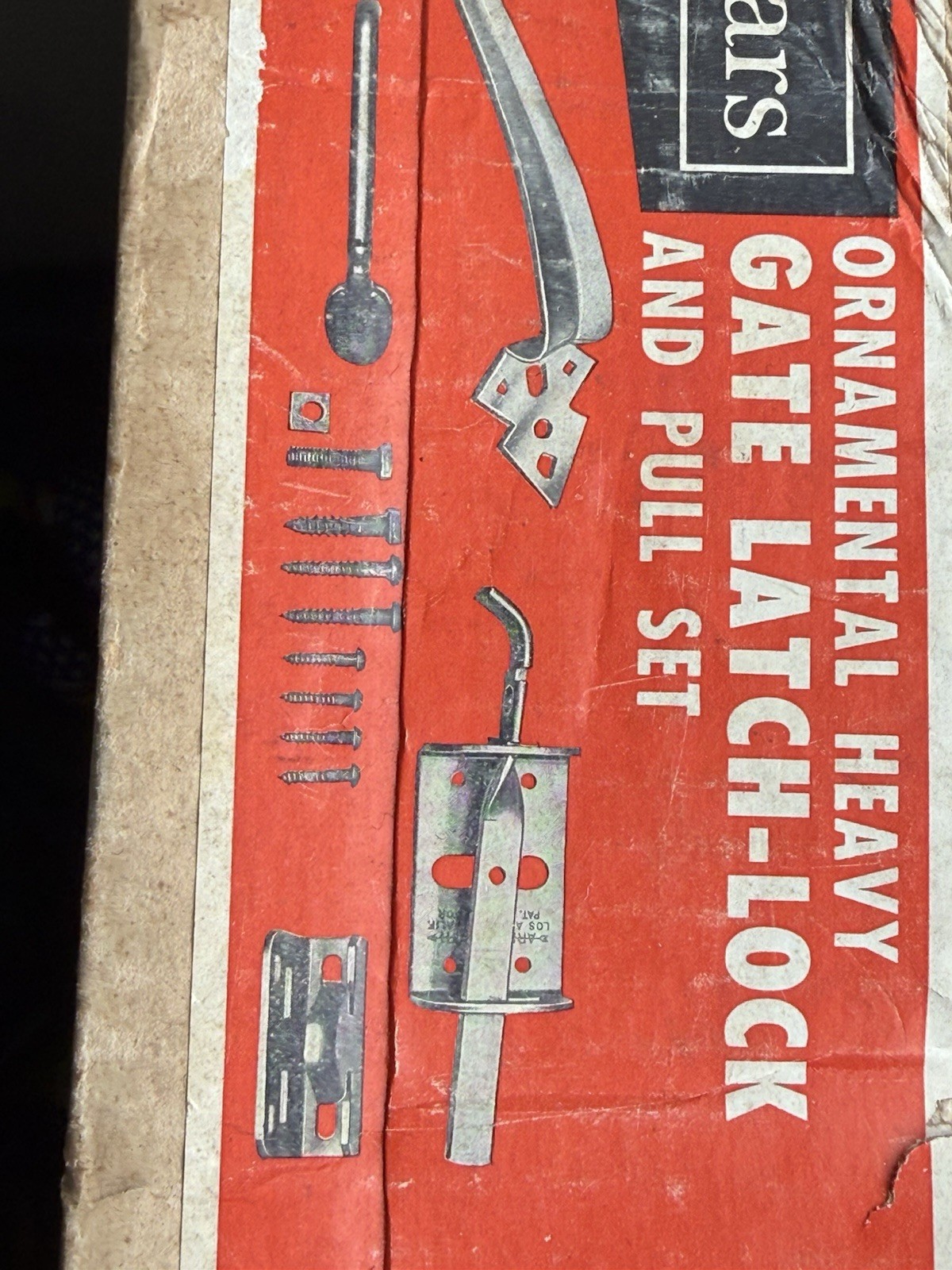 Vintage Sears Arrowsmith Heavy Gauge Steel Gate Latch Handle GL 200 BRAND NEW