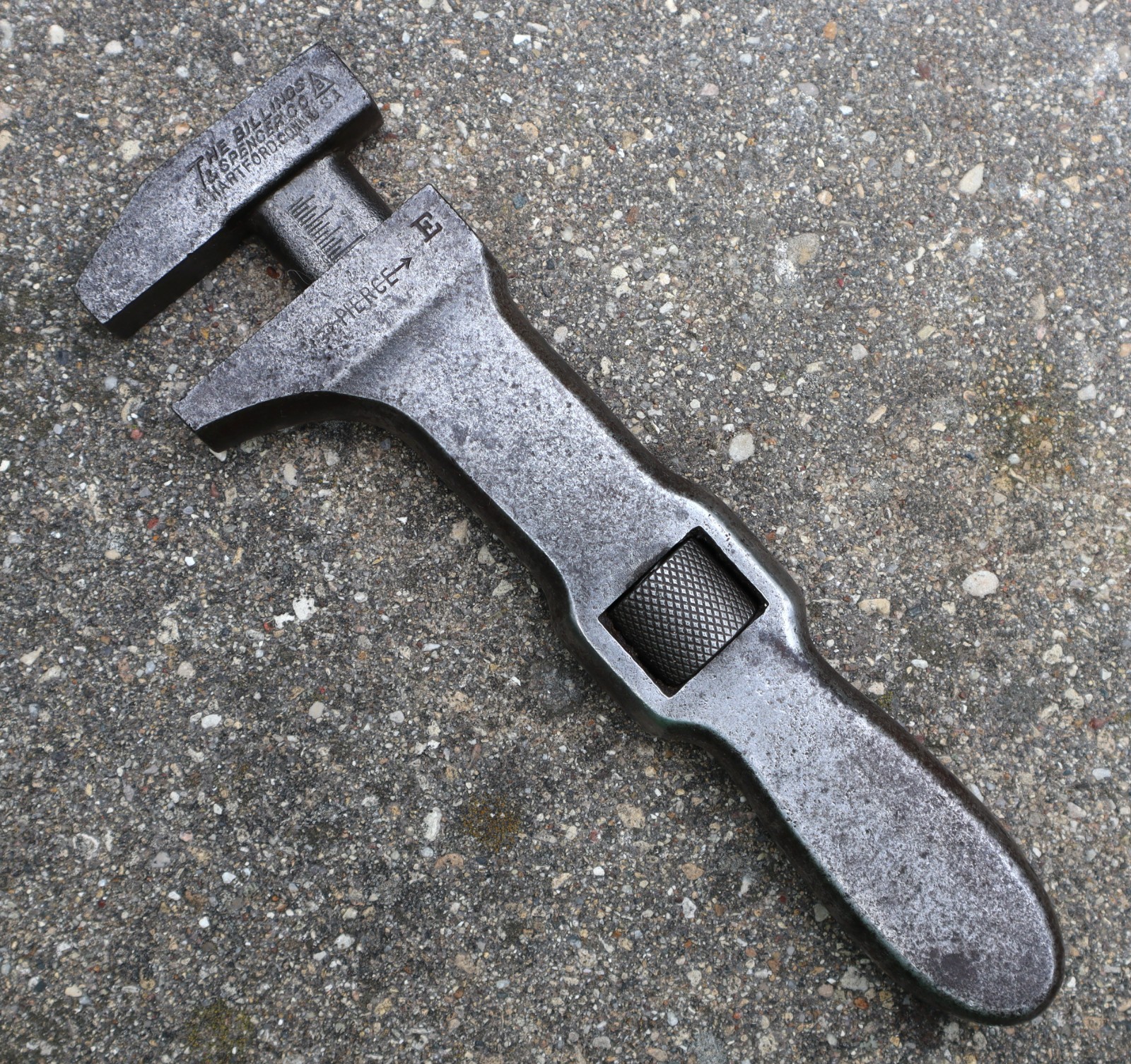 The Billings & Spencer Co. PIERCE ARROW 7″ Adjustable “E” Wrench Hartford, CT