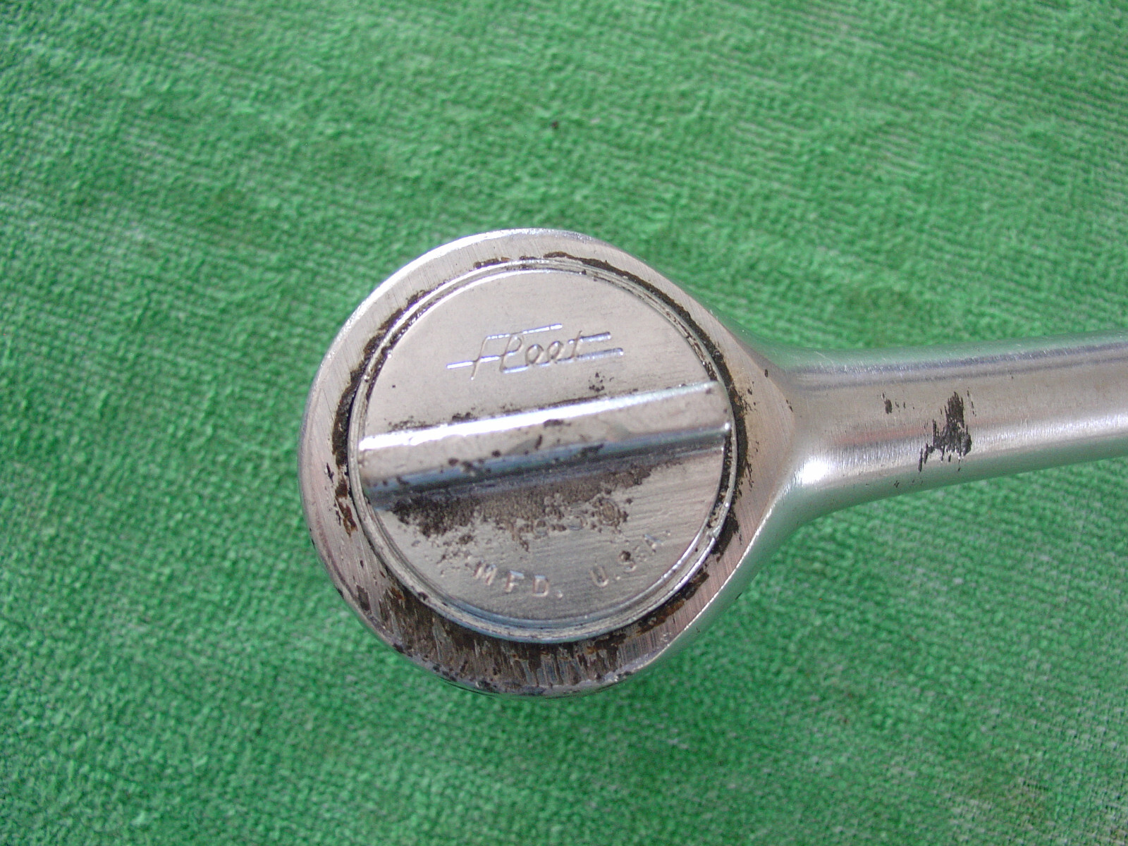 VINTAGE FLEET RATCHET No. 1650 = 1/2″ DRIVE RATCHET MADE IN USA