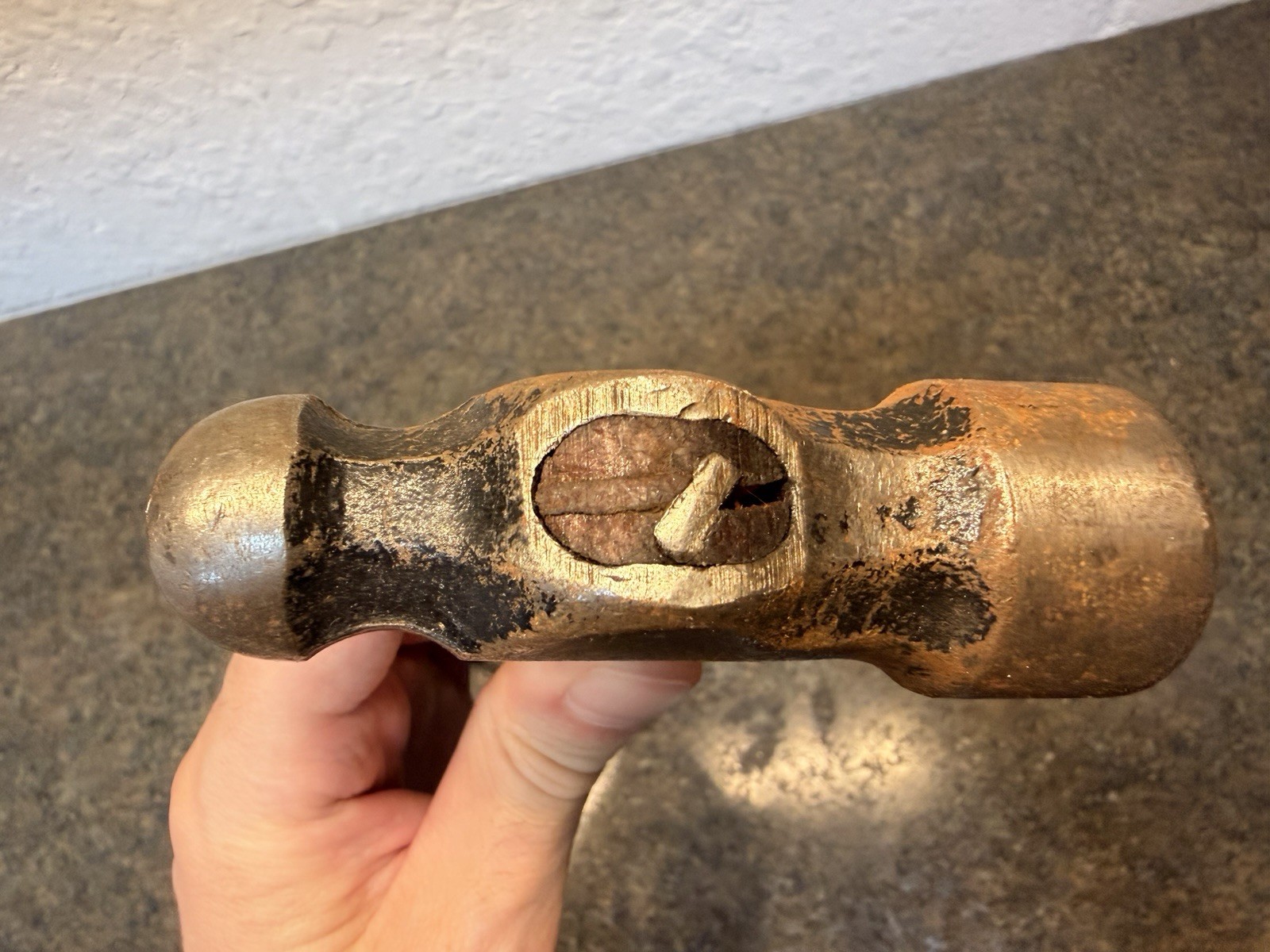 Vintage Stanley 309B Ball-Peen Hammer 12oz Wooden Handle 12-02