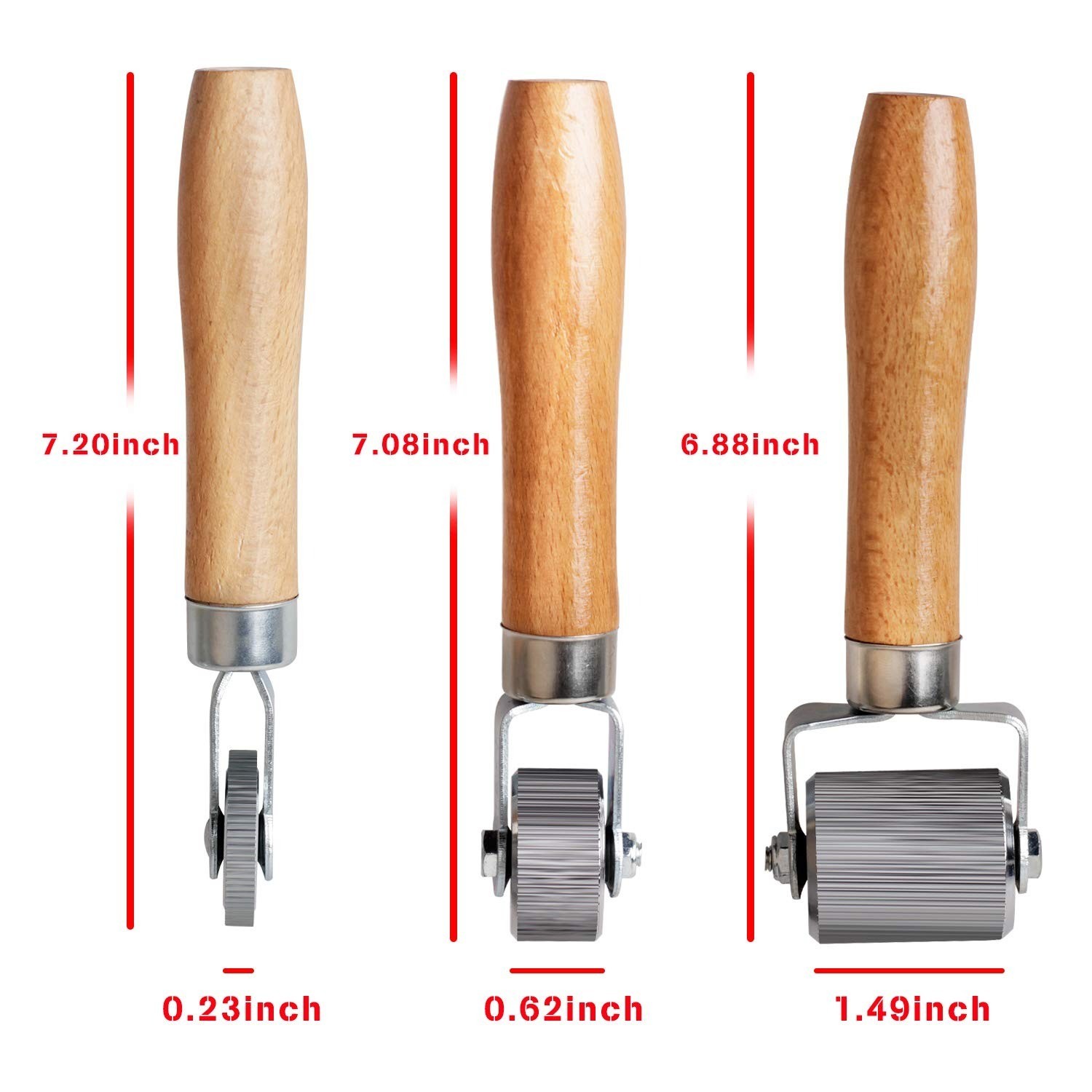 FCHO Car Sound Deadening Roller Tool Set – 3 Pcs for Auto Installation