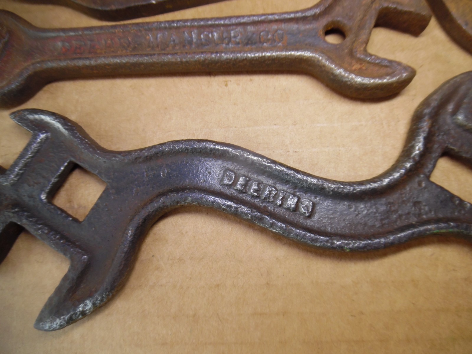 Vintage Antique JOHN DEERE PLOW/IMPLEMENT WRENCH DEERING DEERE MANSUR FARM TOOL