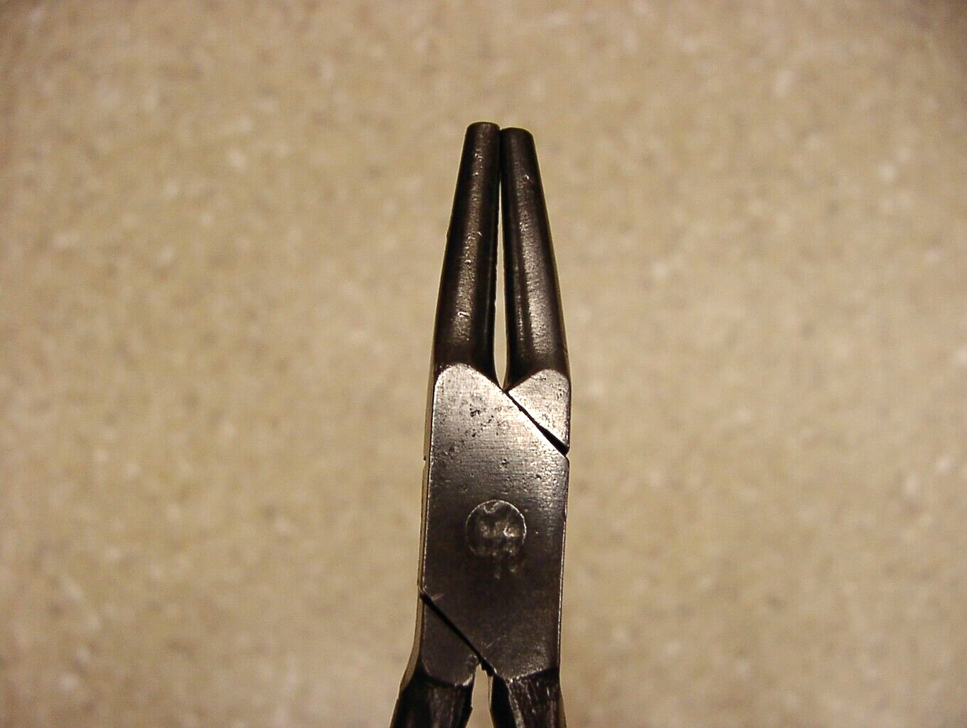 Vntg Unbranded Round Nose Pliers,6-1/16″,1/8″ Diameter Tips,Jeweler,GunsmithVGC