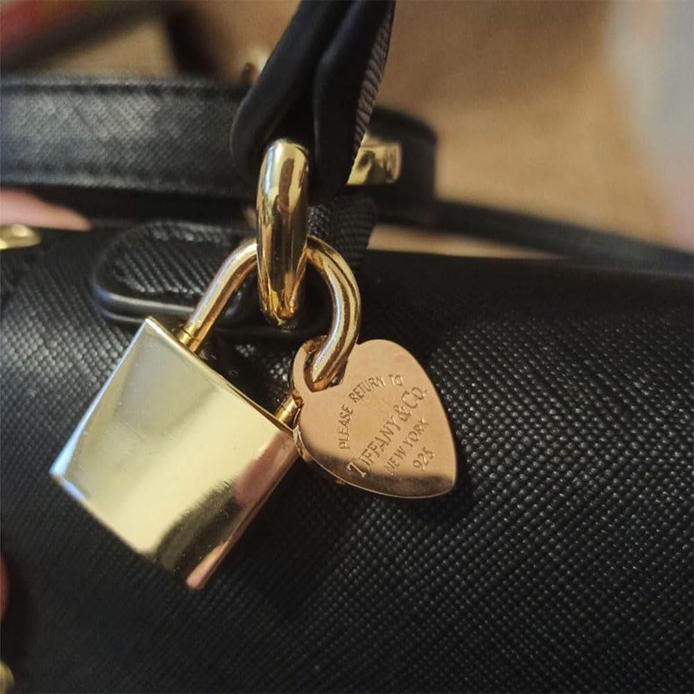 2Pcs Vintage Old Antique Style Mini Archaize Padlocks Key Lock with Key for Jewe