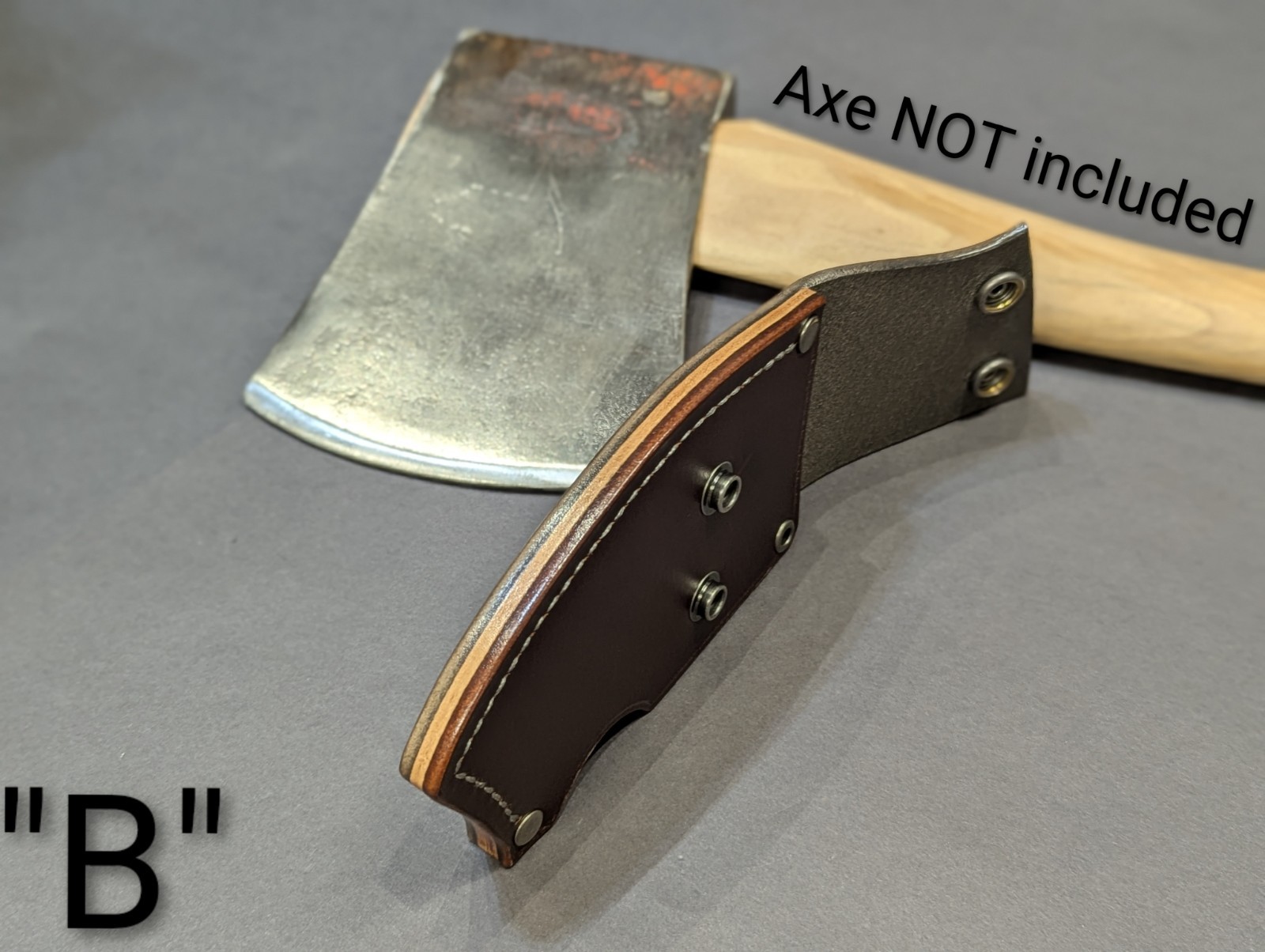 Kelly Dandenong (Australia) Tassie Axe Handmade Leather Axe Mask “Only” Read Des