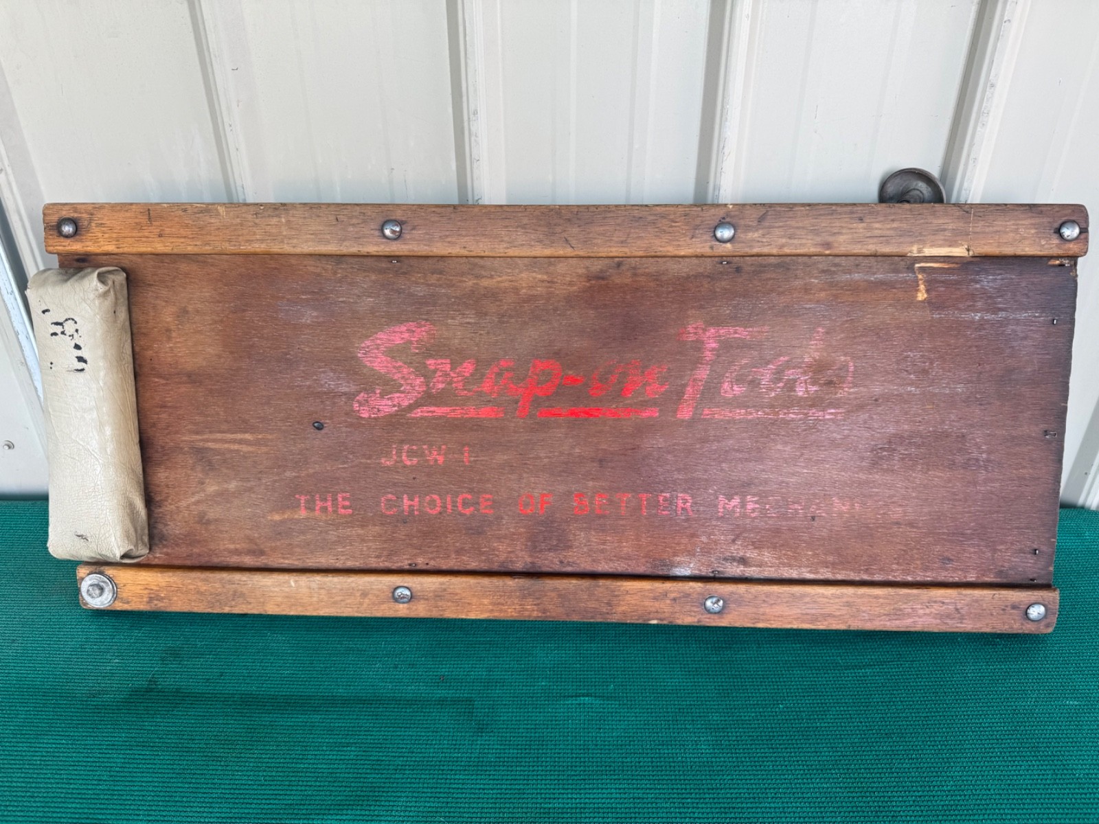 Vintage Snap-On Model JCW-1 Auto Mechanics Garage Workshop Wooden Creeper