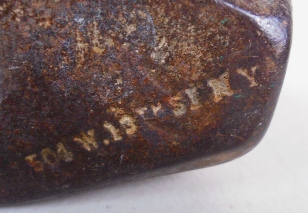 VINTAGE GATES BROS. BLACKSMITH “DOMING” MEATAL FORMING HAMMER (3 Pounds 14oz.)