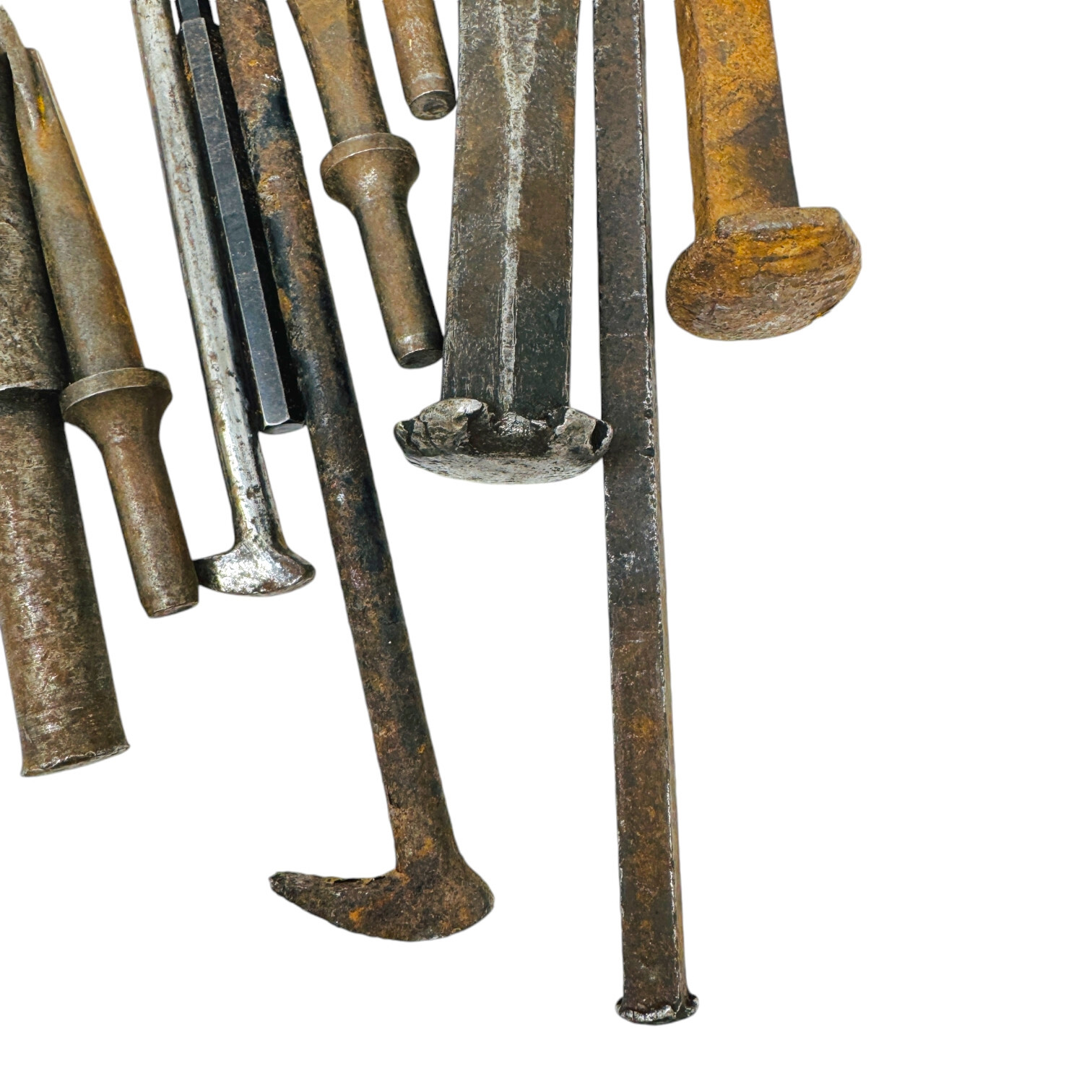 15 Pcs Assorted Chisel, Extension Bar and Other Hand Tools, Workshop Equipments