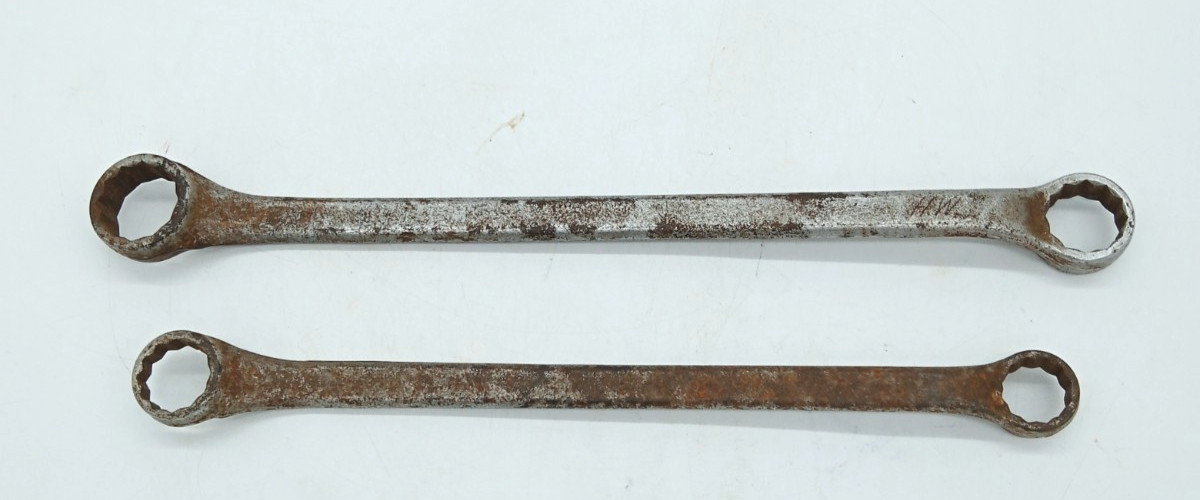 Vintage Penens Corp Box Wrench Set Of 2, 6324 3/4 11/16, 6328 7/8 13/16