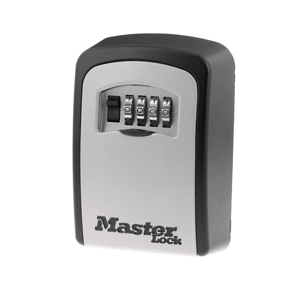 Master Lock Set Your Own combination Wall Mount 5 Key Capacity, Black