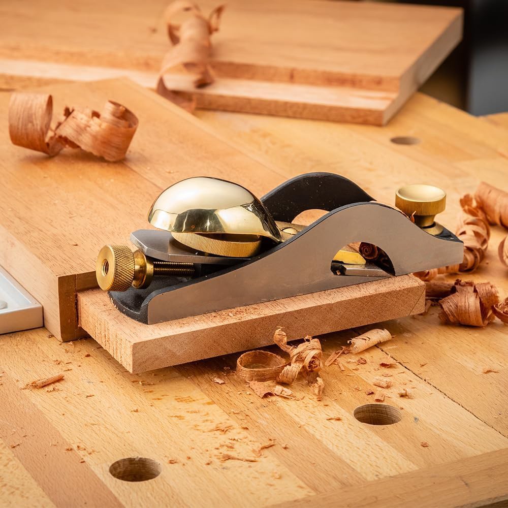 Low Angle Rabbeting Block Plane 44mm Full-Width Blade Woodworking Hand Planer US
