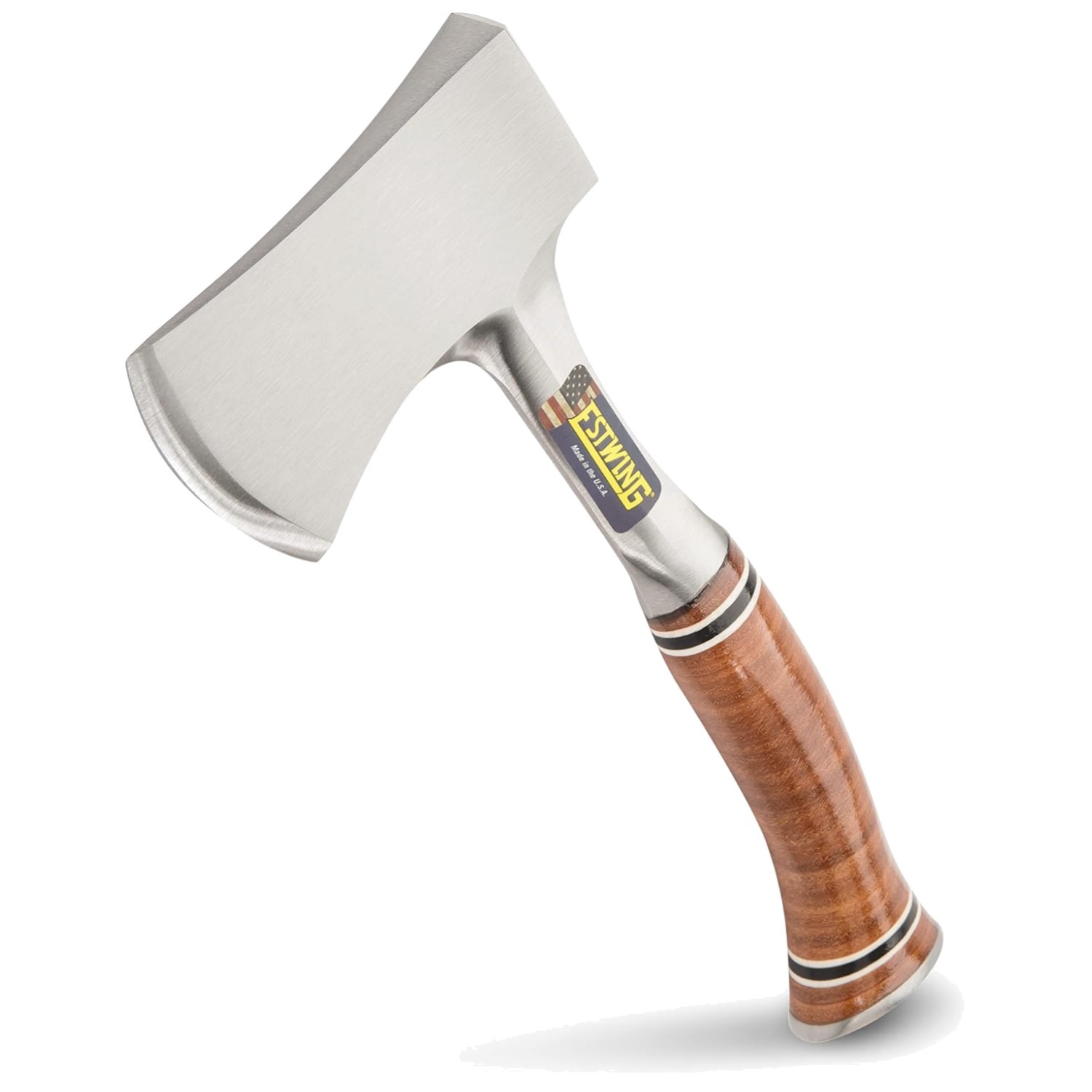 Versatile Camping Hatchet – Genuine Leather Grip